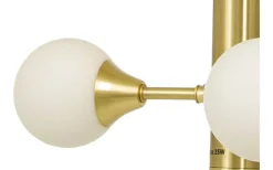 Cosmos Taklampa 52cm 12L Mässing/Opal