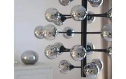 Cosmos Taklampa 69cm 24L Svart/Rök