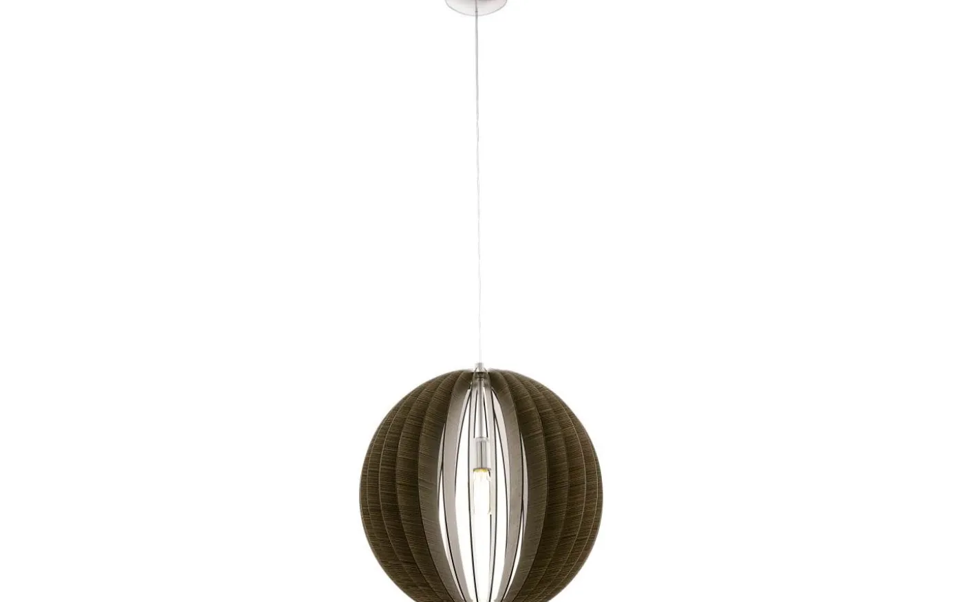 Cossano Taklampa 50cm Mörkbrun