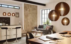 Cossano Taklampa 50cm Mörkbrun