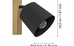 Cotorro Vägglampa Brun