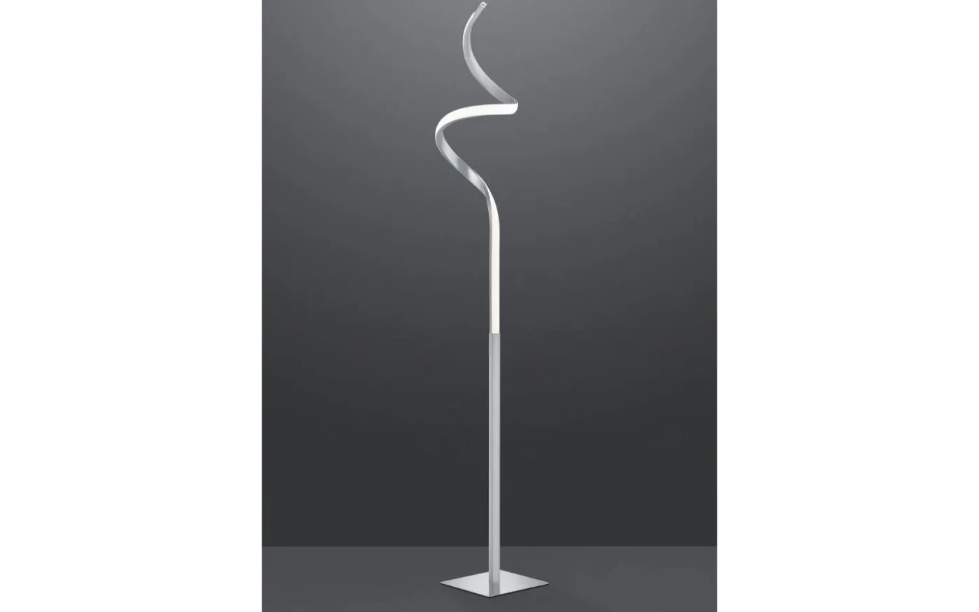 Course Golvlampa LED i borstat stål