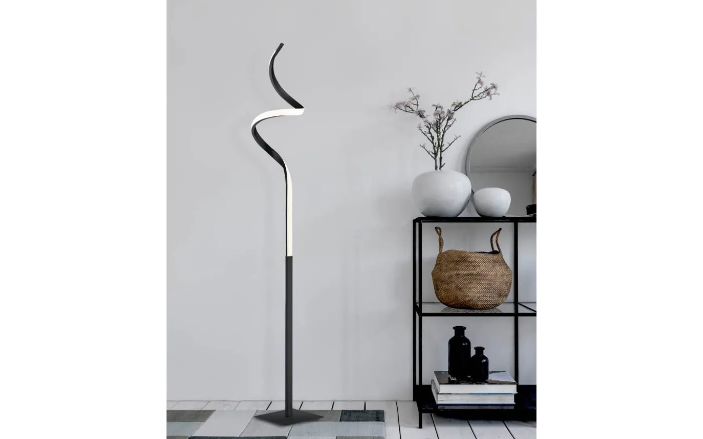 Course Golvlampa LED mattsvart