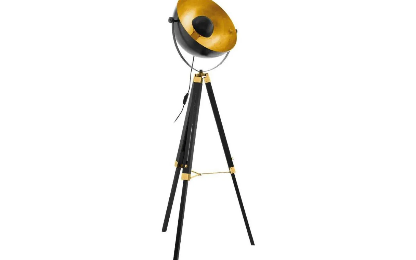 Covaleda Golvlampa 164cm Svart/Guld