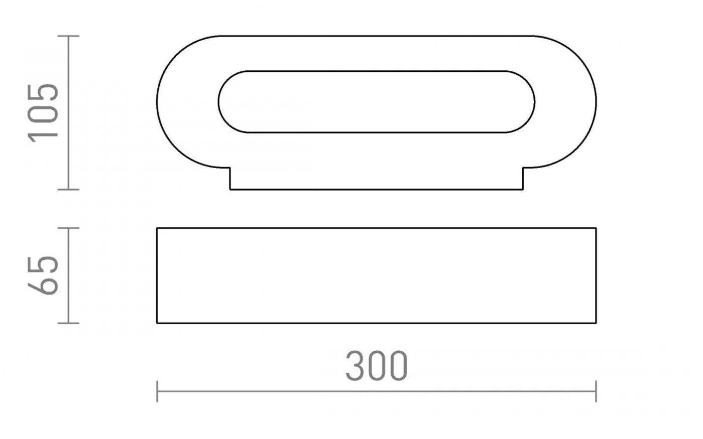 Cowley Vägglampa Gips