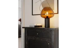 Cozy Bordslampa 42cm Svart/Konjak