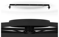 Cremella Plafond 37cm Svart