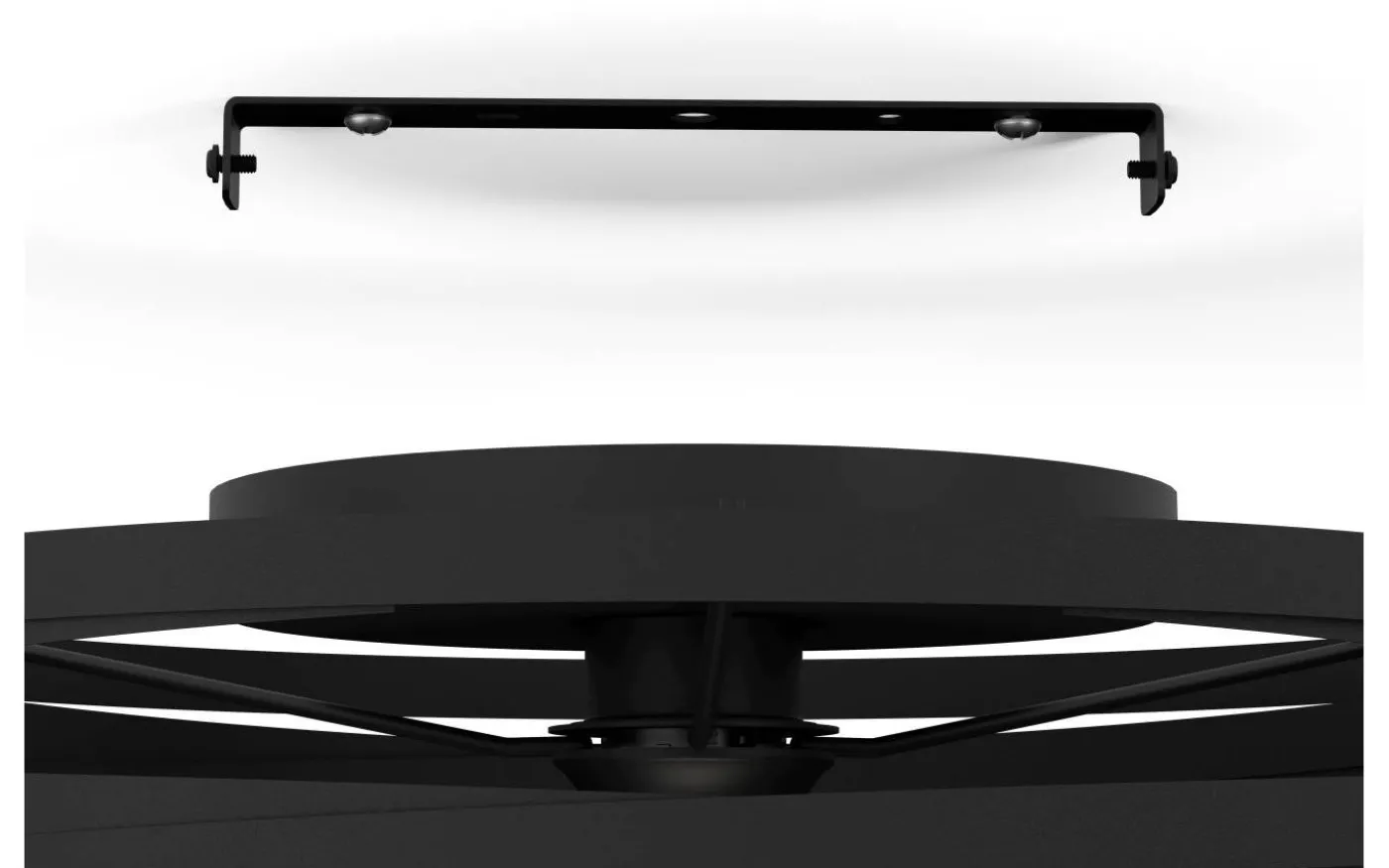 Cremella Plafond 37cm Svart