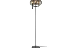 Crown Golvlampa 147cm Svart/Rökfärgad