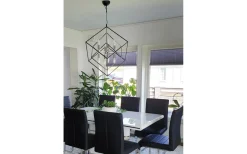 Cubes Taklampa 73cm Svart