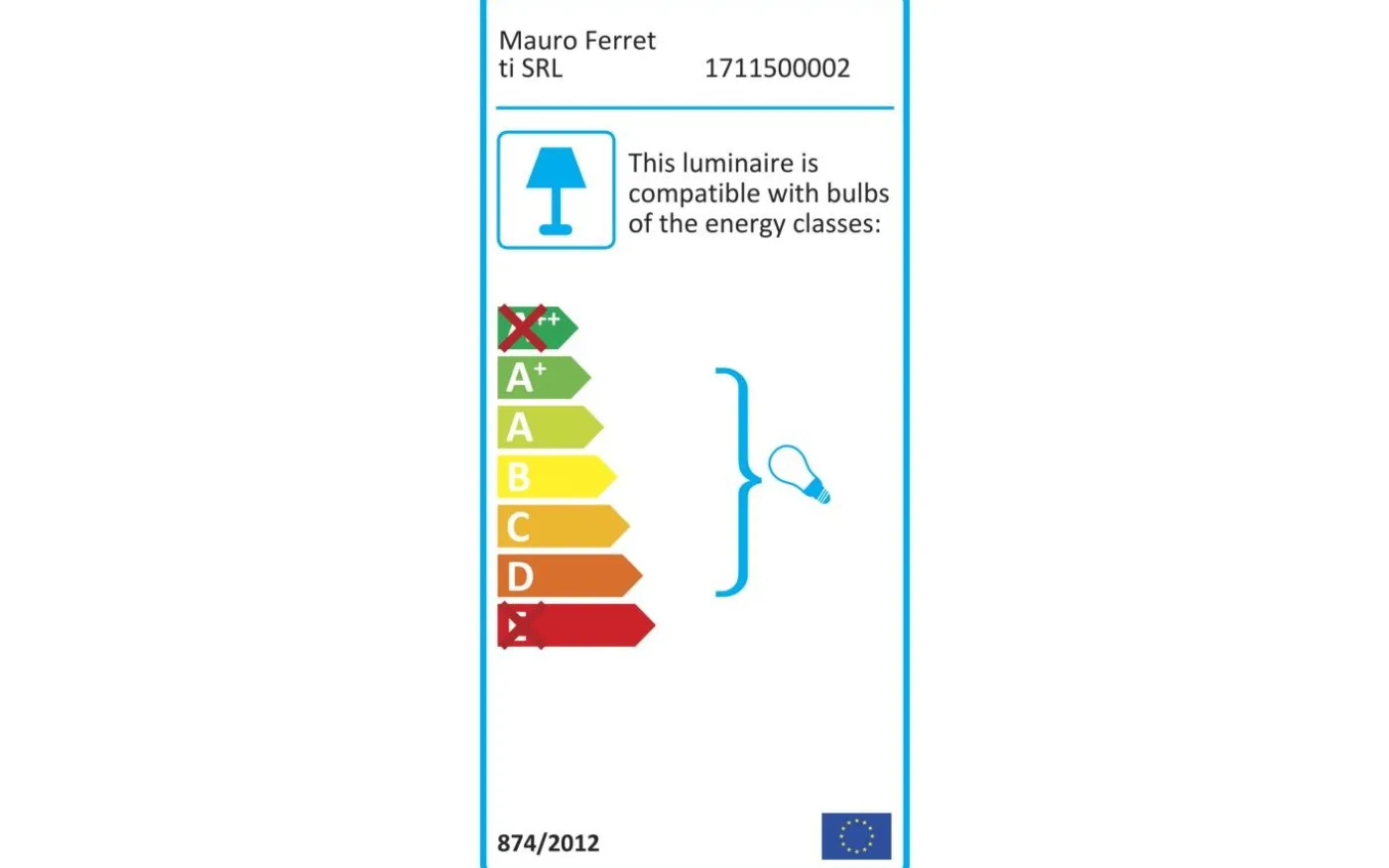 Cubo Bordslampa 65cm Guld/Svart