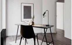 Curve Bordslampa 50cm Matt Svart