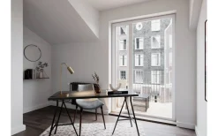 Curve Bordslampa 50cm Matt Guld