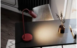 Curve Bordslampa 50cm Matt Mörkröd