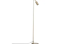Curve Golvlampa 146cm Matt Guld