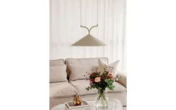Curve Taklampa 50cm Beige