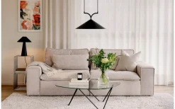 Curve Taklampa 50cm Svart