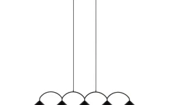 Curve Taklampa 165cm Svart