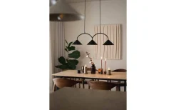 Curve Taklampa 95cm Svart