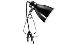 Cyclone Klämspot 27cm E14 Svart