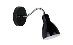 Cyclone Vägglampa 37cm E14 Svart