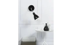 Cyclone Vägglampa 37cm E14 Svart