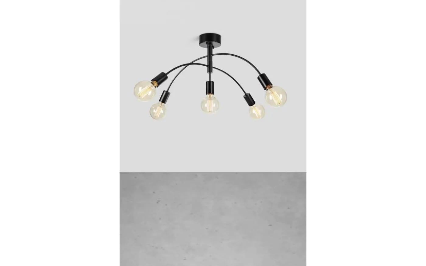 Cygnus Plafond 70cm 5L Svart