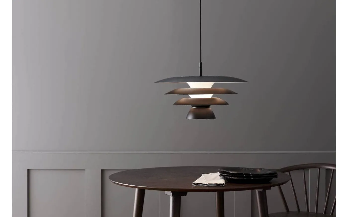 Da Vinci Taklampa 43cm Svart