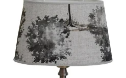 Daga Oval Lampskärm 25cm Grå