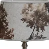 Daga Oval Lampskärm 30cm Mörkrost