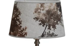 Daga Oval Lampskärm 30cm Mörkrost