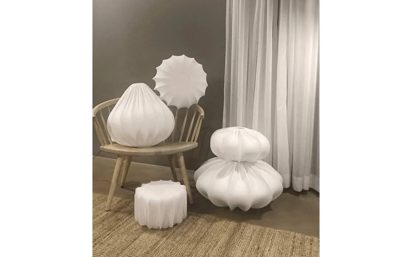 Dalia Takskärm 50cm Vit