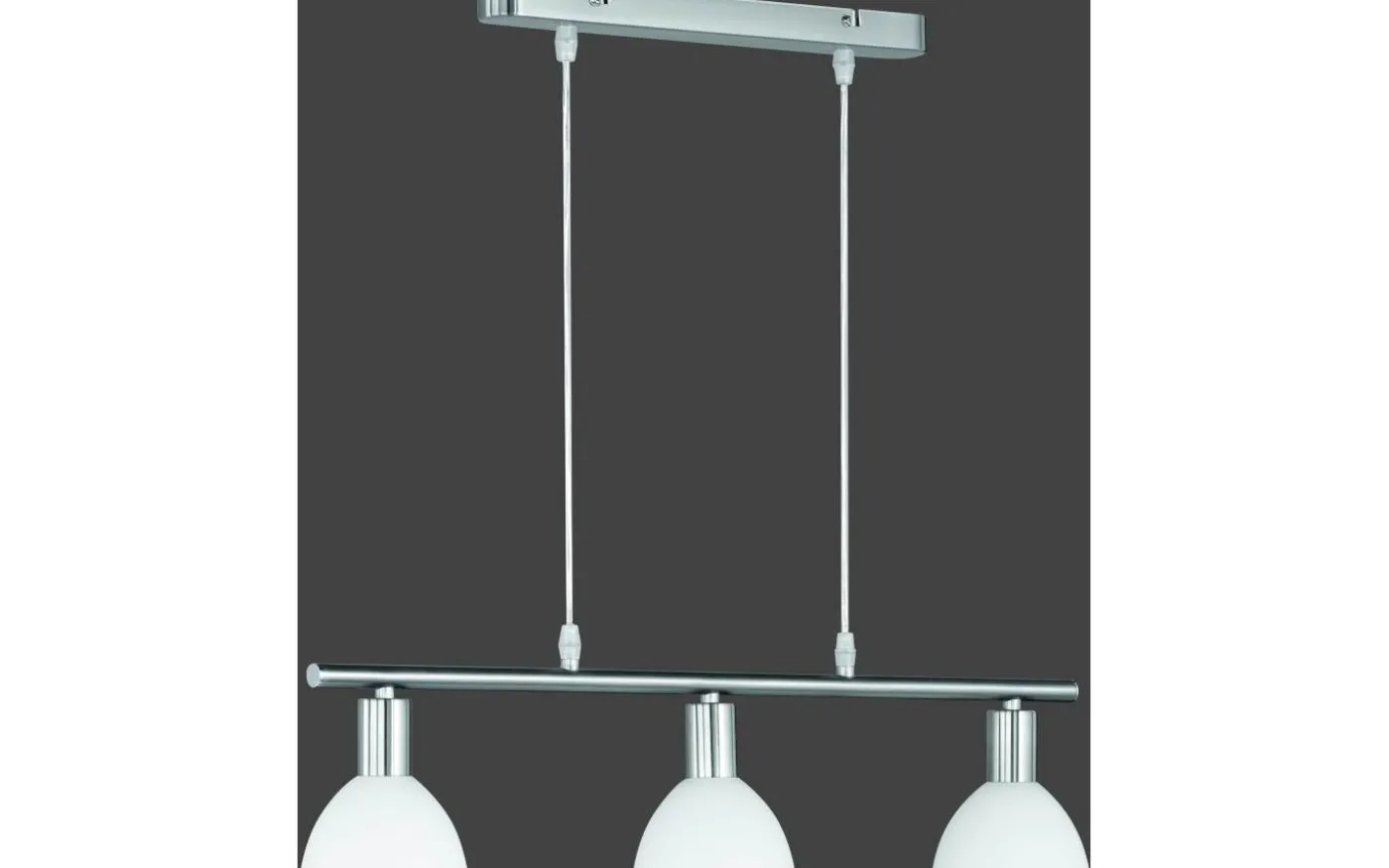 Dallas Takpendel 3-delad E14 borstad stål