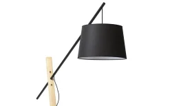 Dante Golvlampa Trä/Svart 214cm