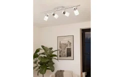 Davida Takspotlight 78cm GU10 LED 3000K 4x5W Vit