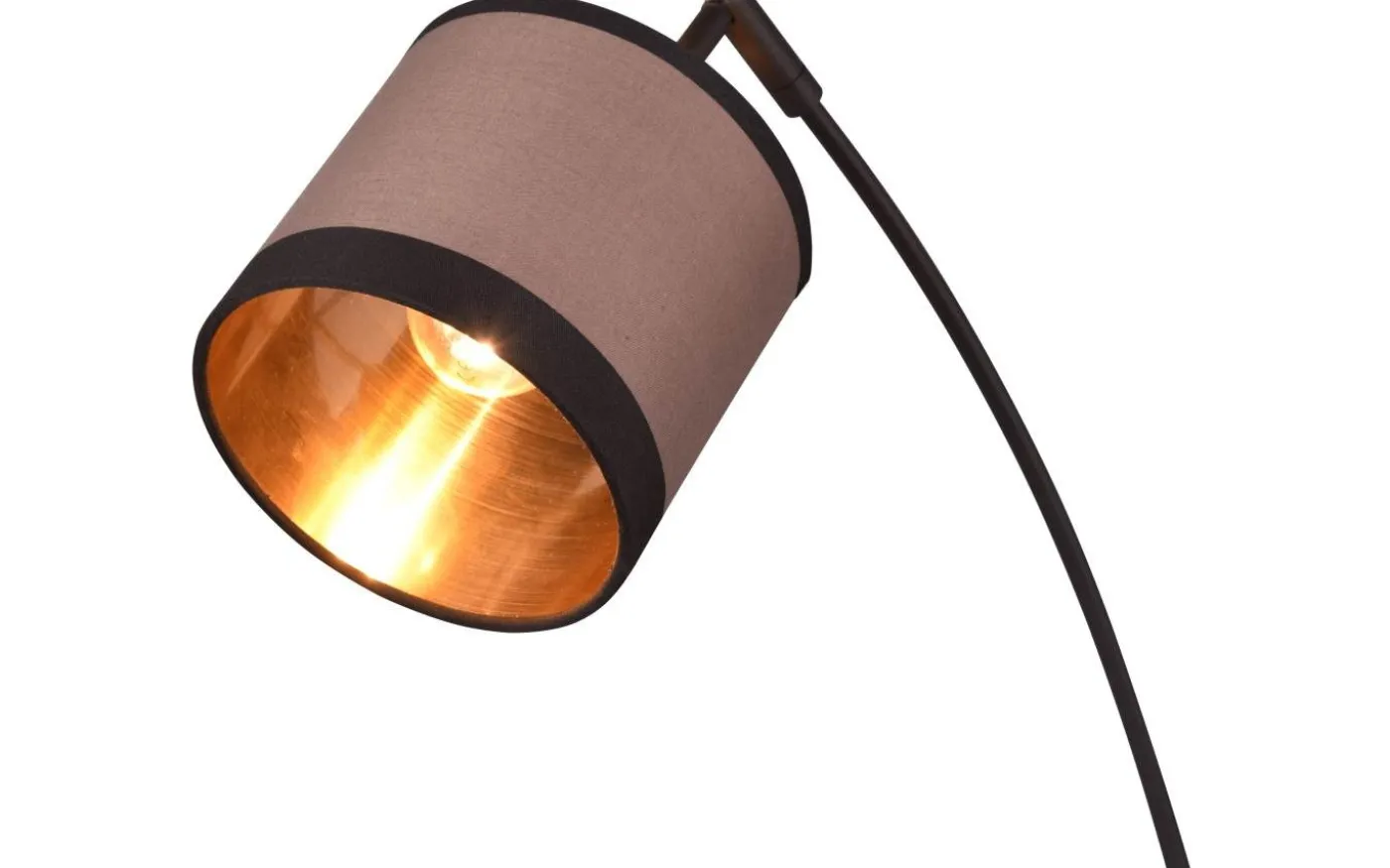 Davos Golvlampa 3-delad E14 matt svart/grå