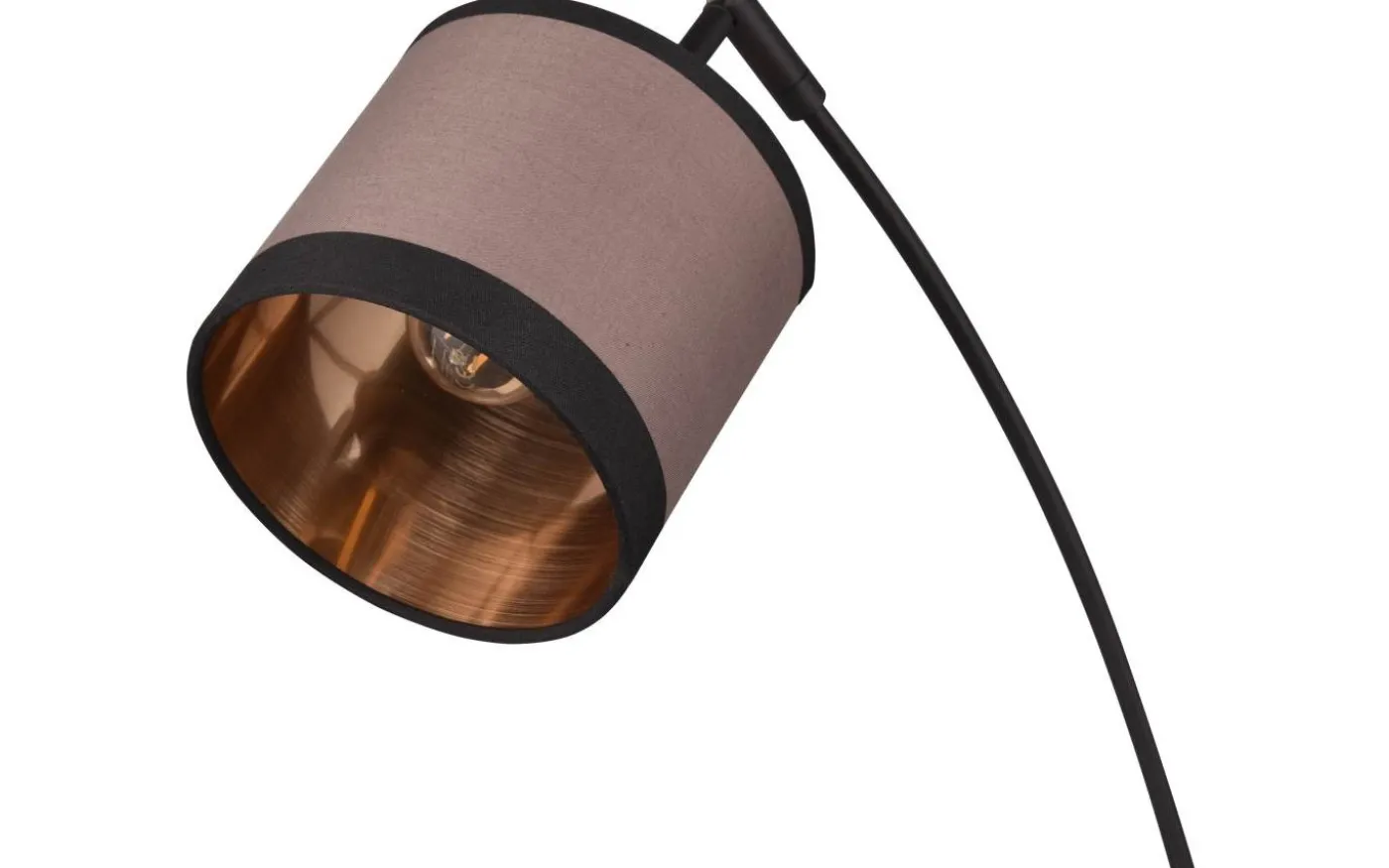 Davos Golvlampa 3-delad E14 matt svart/grå