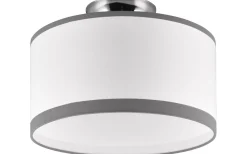 Davos Plafond 30cm 2xE14 krom/vit