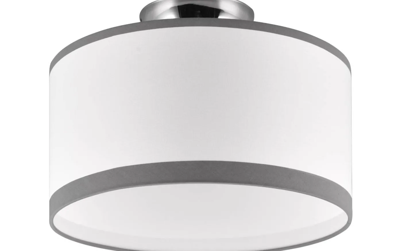 Davos Plafond 30cm 2xE14 krom/vit