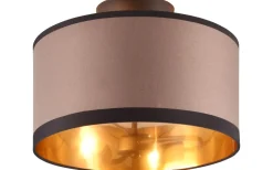 Davos Plafond 30cm 2xE14 matt svart/grå