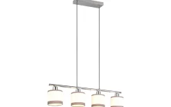 Davos Takpendel 4-delad E14 krom/vit