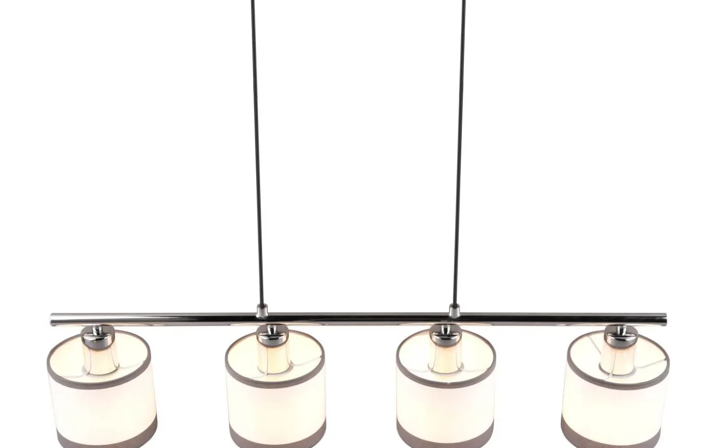 Davos Takpendel 4-delad E14 krom/vit