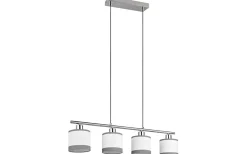 Davos Takpendel 4-delad E14 krom/vit