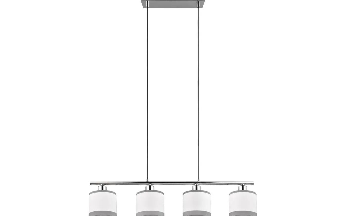 Davos Takpendel 4-delad E14 krom/vit