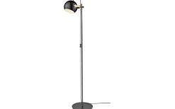 DC Golvlampa 1L 150cm Svart/Ek