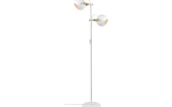DC Golvlampa 2L 150cm Vit/Ek
