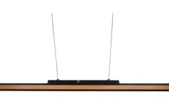 Deacon Takpendel LED matt svart/trä