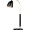 Deluxe Bordslampa 51cm LED GU5,3 Svart/Mässing