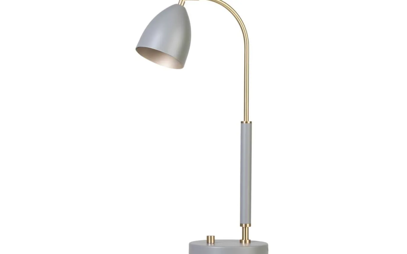 Deluxe Bordslampa 51cm LED GU5,3 Grå/Mässing