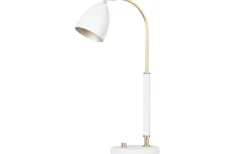 Deluxe Bordslampa 51cm LED GU5,3 Vit/Mässing